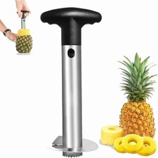 Pineapple Peeler and Corer Stainless Steel Pineapple Cutter Slicer Kitchen Tools