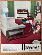 Harrods advert 1960 - advert, 1960's