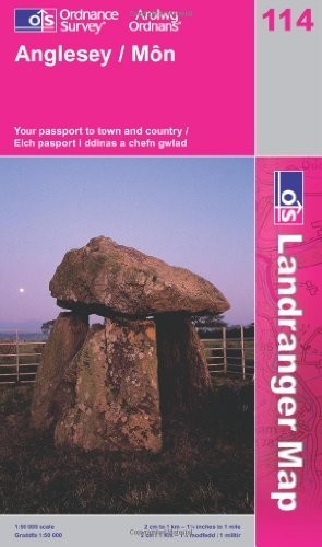 Anglesey os - anglesey, (landranger