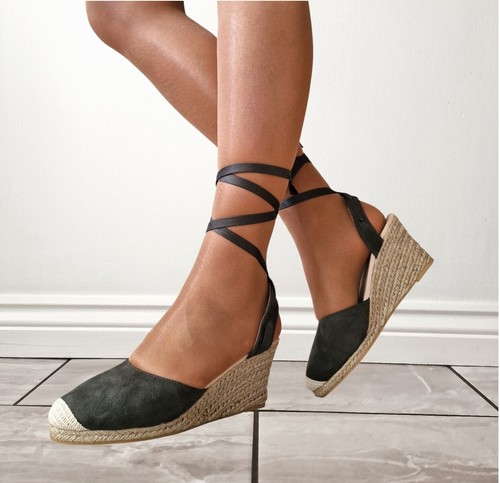 Womens olive espadrille - olive,