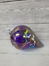 Milford Collection Large Friendship Teardrop Hanging Glass Ornament. PS