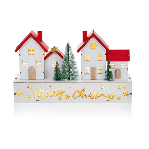Light christmas village - light,