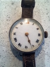 Ww1 trench watch silver - ww1,