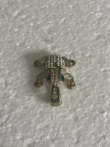 Rhinestone encrusted green eye - rhinestone,