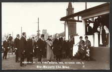 1928 OPENING OF THE TYNE BRIDGE NEWCASTLE UPON TYNE REAL PHOTO POSTCARD MONARCH