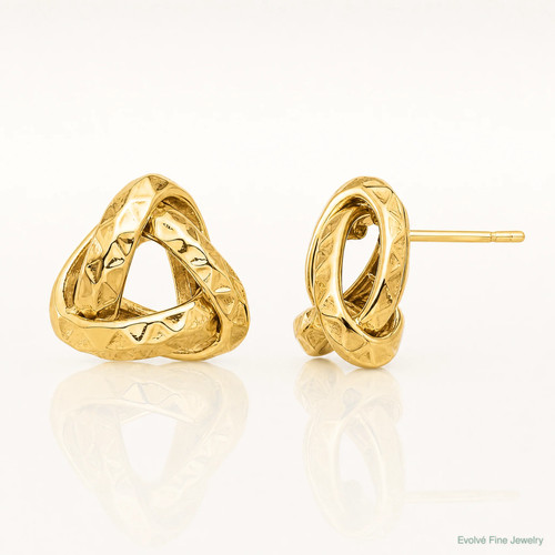 14k yellow gold polished and - 14k,