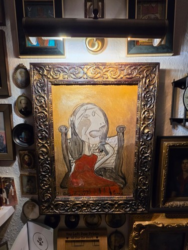 Pablo picasso oil - on, canvas