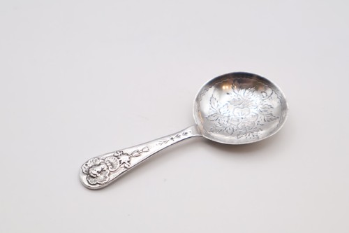 Antique georgian silver caddy - georgian,