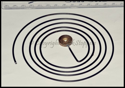 Round gong wire clock - round,