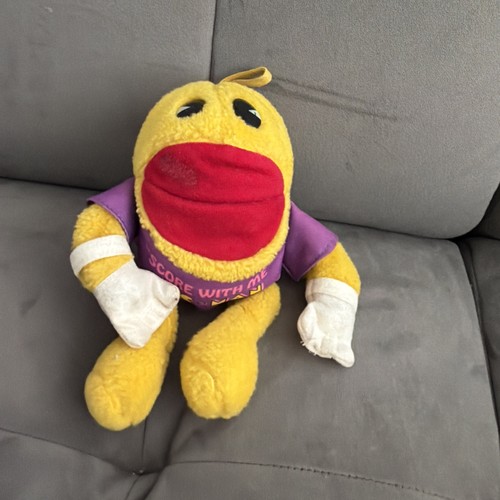 Vintage pac man plush 1980s - man,