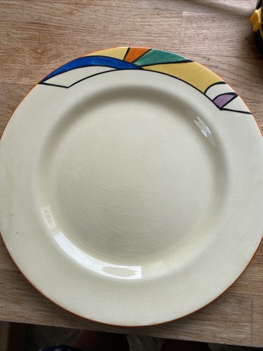 Clarice cliff bizzarre plate - bizzarre,