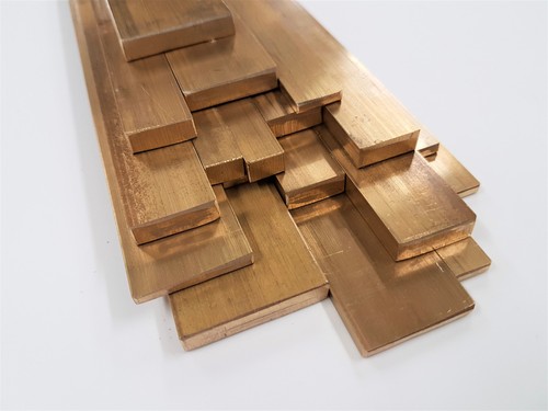 Brass flat bar plate solid - flat,