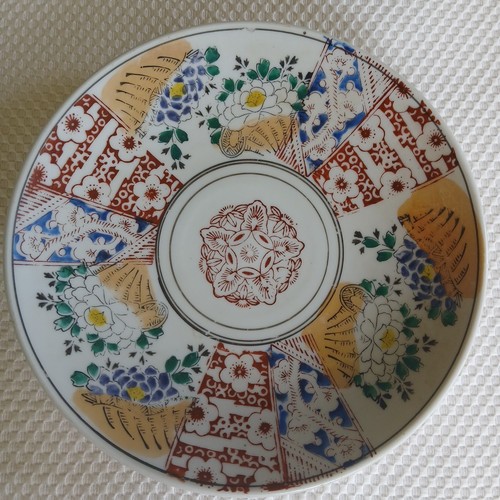 Japanese imari porcelain - imari, plate