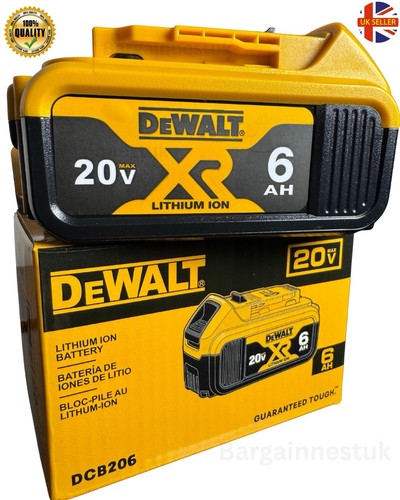 Dewalt 20v max 6ah battery - 20v, xr