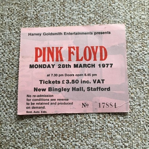 Pink floyd ticket - floyd,