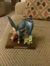 Kingfishers By Leonardo. Ornament In Excellent Condition.
