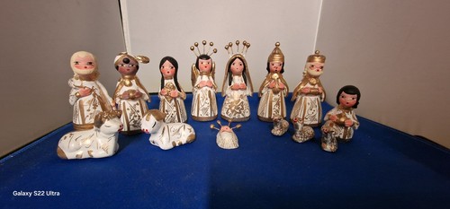 Tonala mexican pottery 15pc - mexican,