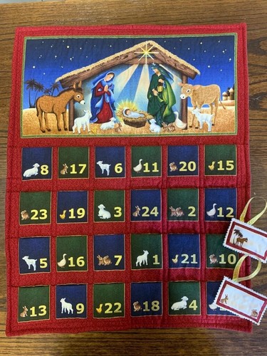 Nativity fold advent - nativity, up