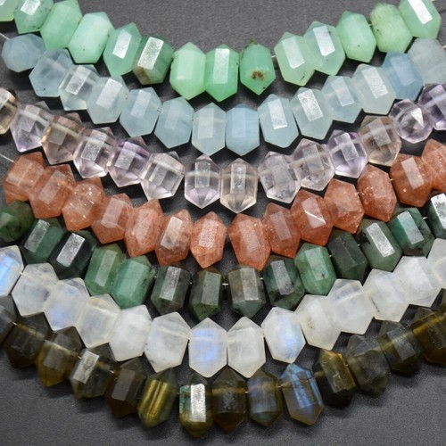 Double terminated point beads - terminated,