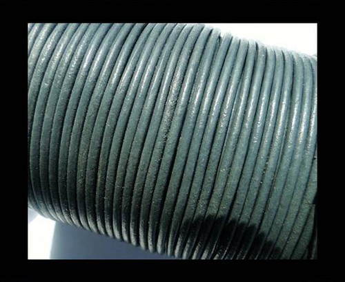 Leather cord round 5 - 1,, 2