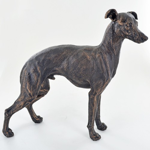 Large greyhound dog - large, painted