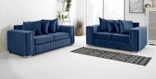 Layla 3+2 Seater Sofa 2 3 Seater Arm Chair & Footstool Scatterback Cushions