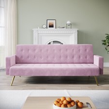 Sofa bed seater pink luxury - pink,