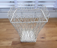 Vintage Wire Mesh Wastepaper