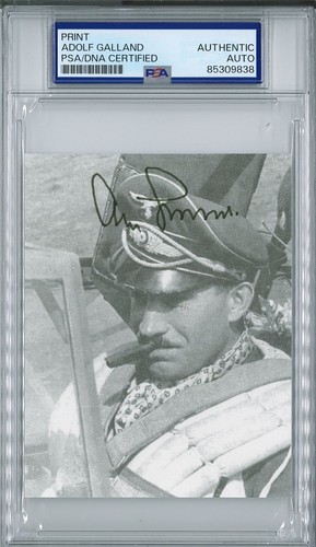 Adolf galland signed - adolf, 3x5