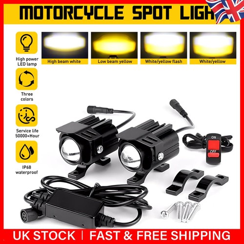Motorcycle led headlight - 2x,