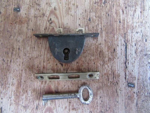 Victorian writing slope lock - slope,