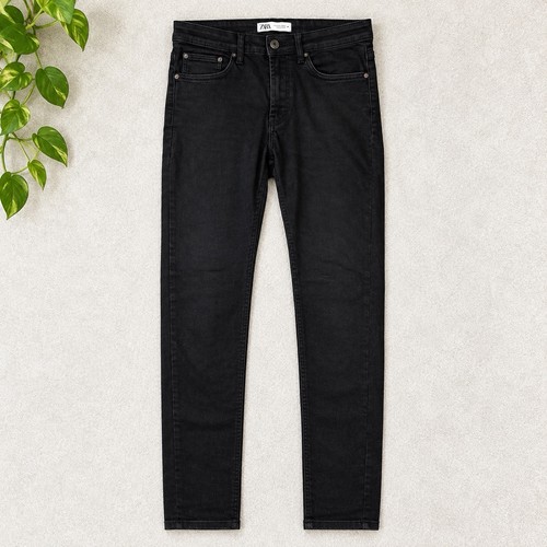 Zara man black slim fit - slim, jeans