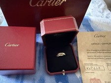 Cartier Trinity 7Ring Small Size G/45.5mm 18ct  White Rose Gold, White and Gold