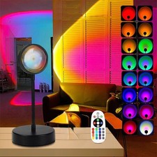 16 Colors Sunset Projector Projection USB Atmosphere LED Desk Lamp Night Light