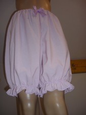 XL SISSY BRUSHED PINK ADULT BABY BLOOMERS Knickers panties 30/42"