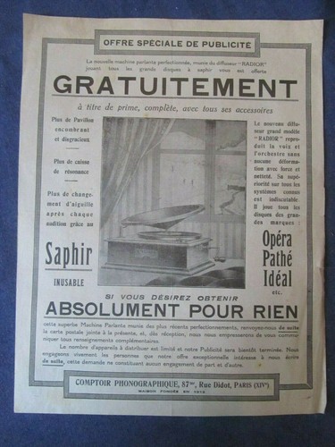Old 1920 radior - old, 1920's