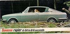 Sunbeam Rapier 1725 Fastback 1969-71 UK Market Sales Brochure Arrow