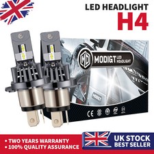 For Talbot Express - Pair H4 LED Headlight Bulbs Low /Dip Beam 6000K Xenon White