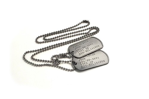 John winchester dog tags - winchester's,