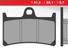 FRONT BRAKE PADS YAMAHA YZF