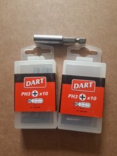 Dart PH3 25mm Screwdriver Bits – 2 Packs (20pcs) + Free 60mm Magnetic Bit Holder