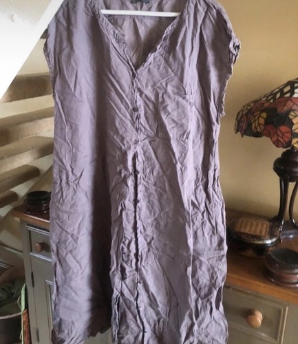 Oska linen midi dress tunic - oska,