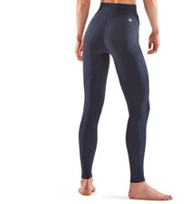 SKINS Womens Soft Long Tights SERIES-3 Navy Blue Size Small Training Gym Fitness