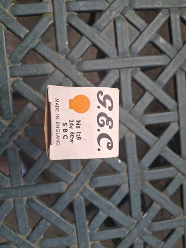 Old stock light - g.e.c,