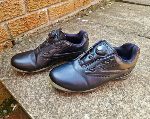 Dunlop men black leather - black,