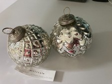 Retreat silver glass hanging