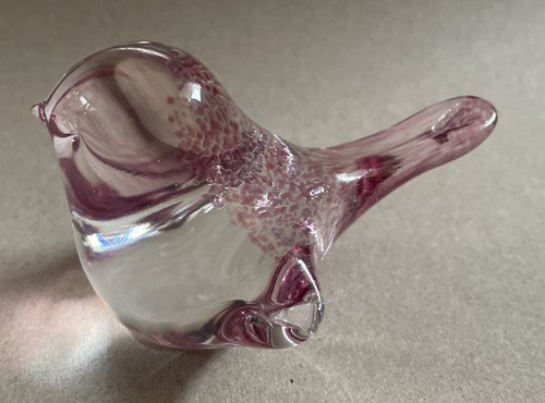 Vintage art glass bird - vintage,