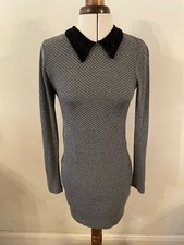 Topshop Grey Geometric Print