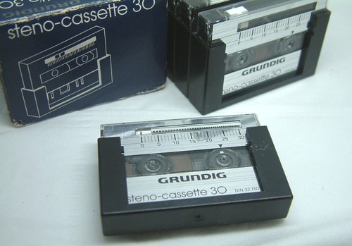 New grundig steno cassette - new,