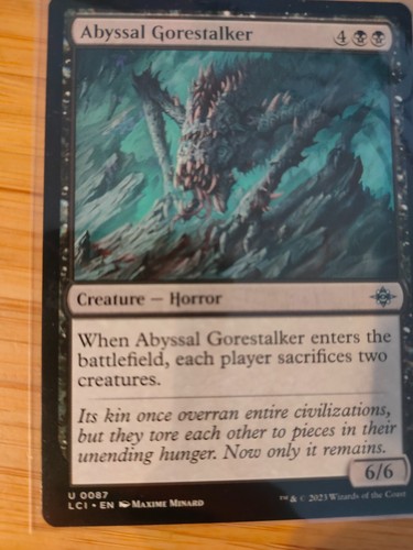 Mtg abyssal gorestalker 0087 - gorestalker,